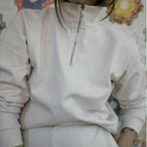 Rudy Jude Cream Half Zip Fleece